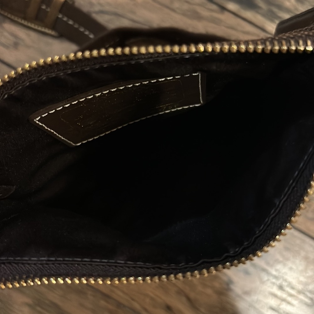 COACH Signature Print Crossbody Purse - Picture 4 of 5